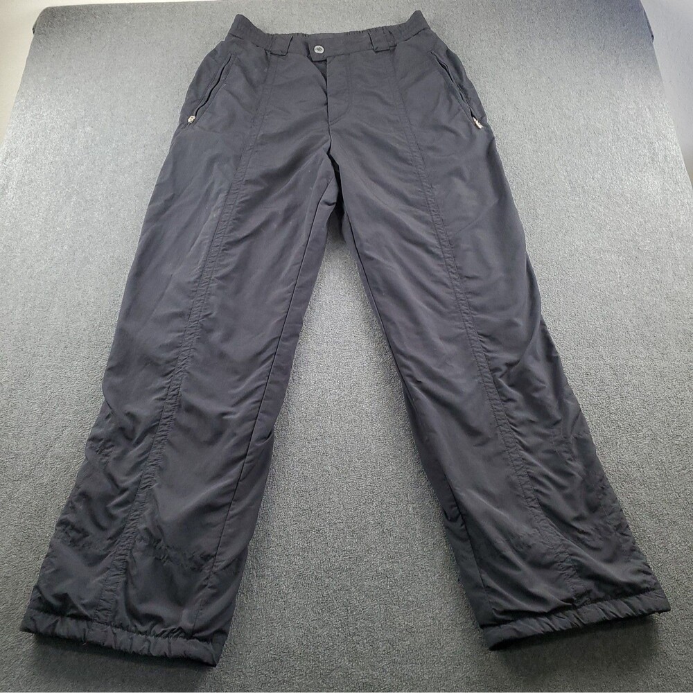 Vintage 90s Bogner Ski Snow Pants Womens Black Athletics Size 12 Medium